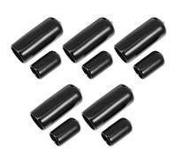 Mikikit Fundas de Goma para Puntas de Taco de Billar 10 MM y 13 MM Kit de 10 Piezas a Prueba de Golpes Cubiertas Resistentes para Tacos de Billar Accesorio Esencial para Reparación