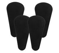 Mikikit Fundas Protectoras Resistentes al Desgaste y Seguras para Evitar Lesiones Tijeras de Cuero PU Negro para Pack Portátil de 4 Piezas Adecuado para Herramientas de Bordado y Corte