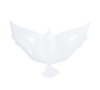 Mikikit Globo de Paloma Blanca Conmemorativo para Bodas y Funerales Decoración de Fiesta Globo Biodegradable para Soltar al Aire Ambiente Festivo y Elegante