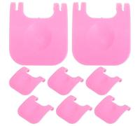 Mikikit Hebillas de Fijación para Jaulas de Animales Pequeños Clips de Plástico Resistentes de Polipropileno Pack de 8 Unidades 2 Clips Rosa Accesorios Seguros para Jaulas de Conejos y