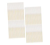 Mikikit Hisopos de Algodón para Maquillaje 60 Piezas Tamaño Grueso, Hisopos Largos Absorbentes para Limpieza de Oídos y Belleza, Accesorios de Maquillaje para Mujer y Uso Diario
