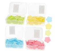 Mikikit Hojas de Jabón Portátil para Lavarse las Manos, Tamaño Bolsillo, Material Ligero, Estuche para Actividades al Aire Libre y Viajes Color Aleatorio