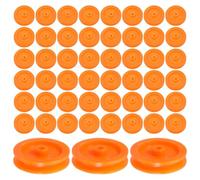 Mikikit Juego de 100 Piezas Polea de Correa y Engranajes de Plástico, Ruedas de Polea para Juguetes RC, Tamaño Compacto Orificio de 1,95 Mm, Repuestos para Coches y Aviones de Bricolaje