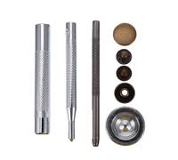 Mikikit Juego de 12 Botones a Presión para Proyectos de Costura y Manualidades DIY Caja de Almacenamiento y Accesorios de Aleación de Metal para Cinturones y Bolsas