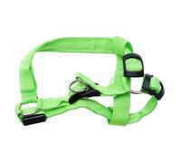 Mikikit Juego De Arnés para Mascotas Correa Luminosa Cable De Arrastre Nocturno Reflector