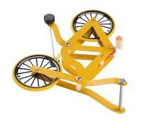 Mikikit Juguete de Entrenamiento para Pájaros Grande, Bicicleta Creativa para Loros, Juguete Educativo Resistente para Entrenamiento E Inteligencia, Adecuado para Suministros de Mascotas