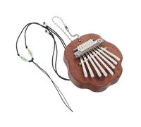Mikikit Kalimba de Madera Piano de Pulgar Instrumento Musical Pequeño para Principiantes Portátil para Escuela Camping y Relajación