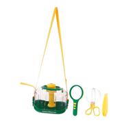 Mikikit Kit de Exploración al Aire para Caja de Observación Transparente Atrapador de con y Prismáticos para y Camping el Aprendizaje Práctico Observación de