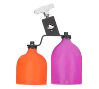 Mikikit Kit De Percusión Bloque y Cencerros Alto, Instrumento Musical Profesional Pieza Bordes Lisos, Adecuado Para Iniciación y Práctica De Batería