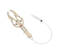 Mikikit Kit Hidráulico de Brazo Robótico de Madera para Modelo DIY Stem Educativo con Simulación Hidráulica Juguete de Construcción para Aprendizaje de Robótica y Ingeniería