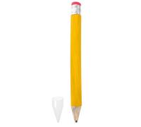 Mikikit Lápiz de Madera Jumbo Octogonal Amarillo, Fácil de Transportar y Usar, para Escritura y Dibujo en Escuela y Talleres de Arte, Recomendado para Jóvenes