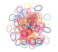 Mikikit Lazos Elásticos Pelo De Mascotas Bandas De Goma Multicolores Alta Elasticidad 500 Piezas Uso Diario para Perros y Gatos Cachorros