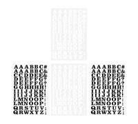 Mikikit Letras de Tela de Vinilo Pu para Planchar, Carta de Transferencia de Calor Duradera para Personalizar Chaquetas y Camisetas en Actividad Diy, 1 Set