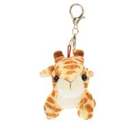 Mikikit Llavero de Peluche Jirafa Kawaii Colgante Decorativo Suave para Bolso y Mochila Juguete Portátil para Adultos Diseño Compacto y Ligero Regalo para Ocasiones Especiales