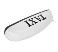 Mikikit Luz de Techo LED para Taxi Blanco con Base de Plástico, Alta Visibilidad y Brillo para Circulación Diurna, Señal Luminosa Adecuado para Conductores de Taxi