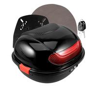 Mikikit Maleta Superior Trasera para Motocicleta Base Resistente de PP, Soporte para Baúl, Caja de Almacenamiento para Scooter, Adecuado para Transporte Diario