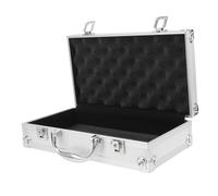 Mikikit Maletín Médico Portátil de Aleación de Aluminio Cerradura, Caja de Herramientas Multifuncional Tamaño 29x16x7 Cm, Almacenamiento Gran Capacidad para Medicamentos, Cosmetología