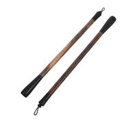 Mikikit Mango de Pincel de Bambú Natural para Caligrafía y Pintura Tradicional 23 CM de Largo 12 CM de Diámetro 2 Piezas para Bricolaje y Arte Tinta