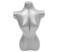 Mikikit Maniquí Inflable Femenino Cuerpo para Exhibición de Moda Soporte Práctico para Camisetas y Vestidos para Tiendas y Fotografía de Ropa