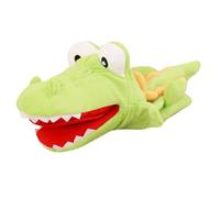 Mikikit Marioneta de Mano de Cocodrilo de Peluche 1 Pieza, Juguete Interactivo, Material Algodón PP, Adecuado para Contar Historias y Juegos de rol en Familia