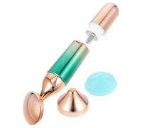 Mikikit Masajeador Facial y Cuello Portátil Ligero para Cuidado Profundo y Reafirmante Herramienta para Mejorar Absorción de Sérum y Contorno Uso Casa y Viaje Color Verde