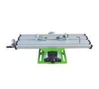 Mikikit Mesa de Trabajo para Fresadora con Prensa de Perforación Ajustable Compatible con Taladros de Banco de Construcción para de Fresado y Perforación