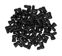 Mikikit Mini Botas Navideñas de Papá Noel 50 Piezas en Miniatura Zapatos Decorativos para Casas de Muñecas Accesorios Navideños Resistentes de Material PE para Decoración Interior