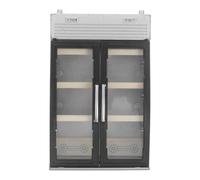 Mikikit Mini Frigorífico de Juguete para Casas de Muñecas Modelo Miniatura Doble Puerta Decoración en Miniatura para Cocina Accesorio Compacto y Ligero para Muebles de Muñecas