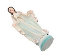 Mikikit Miniatura Virgen de Guadalupe Mexicana Estatua Pequeña Resina Decoración Religiosa para Entrada Hogar Devocional Católica