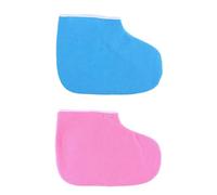 Mikikit Mitones de Cera para Spa Rosa de Algodón Forro de Rizo Térmicos para Cuidado de Manos y Pies en Tratamientos de Belleza y Terapia de Calor