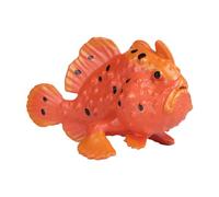 Mikikit Modelo de Pez de Plástico Piedra Realista para Figura Sólida de Animal Marino de Simulación Educativa Juguete Didáctico para Aprendizaje y Decoración