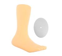 Mikikit Molde para Pies de Plástico con Imán Expositor Vertical para Calcetines Infantiles Soporte Grueso Color Piel Mediano para Mantener Forma y Exhibición Práctica