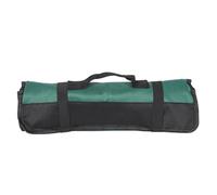 Mikikit Organizador de Cubiertos Portátil Versátil 22 Bolsillos Bolsa para Cuchillos de Chef Resistente Verde de Tela Oxford, Maletín Enrollable para Almacenamiento y Transporte en