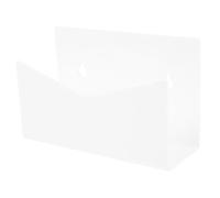 Mikikit Organizador de Escritorio Acrílico para Cartas Soporte de Almacenamiento de Correspondencia Estante de Archivos para Oficina y Diseño Elegante y Transparente para Mails y Tarjetas