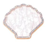 Mikikit Paleta De Resina Para Uñas Bandeja Para Mezclar Sombras y Esmaltes, Decoración Gemas De Imitación, Uso En Salones Casa