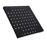 Mikikit Panel Perforado Negro Kit Organizador Pared Multiusos para Garaje Cocina Taller Oficina