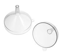 Mikikit para Llenar Botellas 2 Pcs Embudo de Boca Ancha Utensilios de Cocina de Plástico Multifuncional para Aceite y Vino de Limpiar Kit Cocina