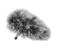 Mikikit Parabrisas Peludo para Micrófono Compacto Compatible con Dji Mic 2, Cubierta Antiviento y Reducción de Ruido para Grabación al Aire Libre y Streaming Profesional