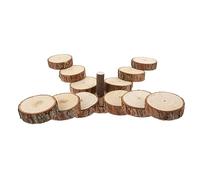 Mikikit Parque Infantil Escalera para Hámster Juguete para Hámster Plataforma De Madera Escalera para Escalar Juguete Madera Natural Uso Jaula