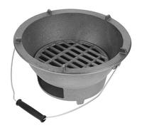 Mikikit Parrilla de Hierro Fundido Portátil para Estufa Mini de Sobremesa para Barbacoa Japonesa y Coreana Diseño Robusto para Realzar Sabor Cocina