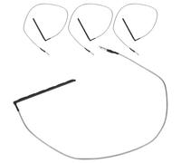 Mikikit Pastillas para Guitarra Folk y Banjo de Metal en Color Plata, Paquete de 4 Piezas Sonido de Alta Fidelidad y Rendimiento Estable, Accesorios para Instrumentos