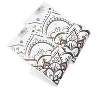 Mikikit Pegatinas Removibles de Mandala Autoadhesivas para Pared, Pvc, Fáciles de Aplicar, Estilo Simple y Elegante para Decoración del Hogar y Dormitorio