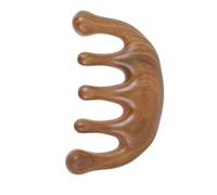 Mikikit Peine De Madera Para Masaje Corporal y Capilar, Masajeador Superficie Suave Para Aliviar Tensión En Cara, Cuello, Manos y Pies