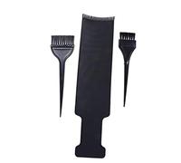 Mikikit Peine para Teñir el Cabello y Cepillos para Tinte, 3 Piezas, Tamaño Grande, Color Negro, Herramienta para Peluquería Profesional y Uso Doméstico, Protección del Cuero Cabelludo,