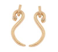 Mikikit Pendientes Serpiente Mujer Diseño Elegante Únicos Aretes Joyería Accesorios para Oreja Estilo Chic