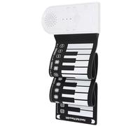 Mikikit Piano Enrollable De Silicona De Teclas Piano Eléctrico Plegable para Principiantes y Adultos