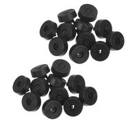 Mikikit Pies Antivibratorios para Carcasa de Ordenador 25 Unidades, Patas Antideslizantes Tecnología de Absorción de Impactos, Compatibles Gabinetes de Torre en Oficina y Hogar
