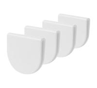 Mikikit Pinzas Adhesivas para Cortina de Ducha 4 Unidades Clips para Cortinas Gruesas Soporte Fuerte sin Perforación Protector contra Salpicaduras Fijación para Baño y Ducha