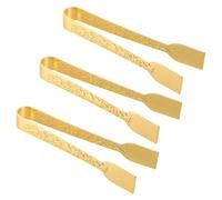 Mikikit Pinzas de 3 Quemadores para Dorado de Incienso Hierro de Árabes Resistentes la Deformación, Diseño Artístico Paquete Unidades y para Aromaterapia y Ambientación del Hogar