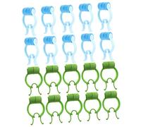 Mikikit Pinzas Nasales Profesionales Para Hemorragia Nasal 20 Unidades (10 Azul 10 Verde) Tapón Nasal Portátil Flexible y Duradero Para Cuidado Epistaxis Uso Doméstico y Primeros Auxilios